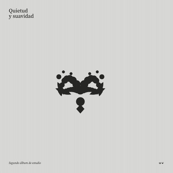 Portada de un disco con una trama fina en gris