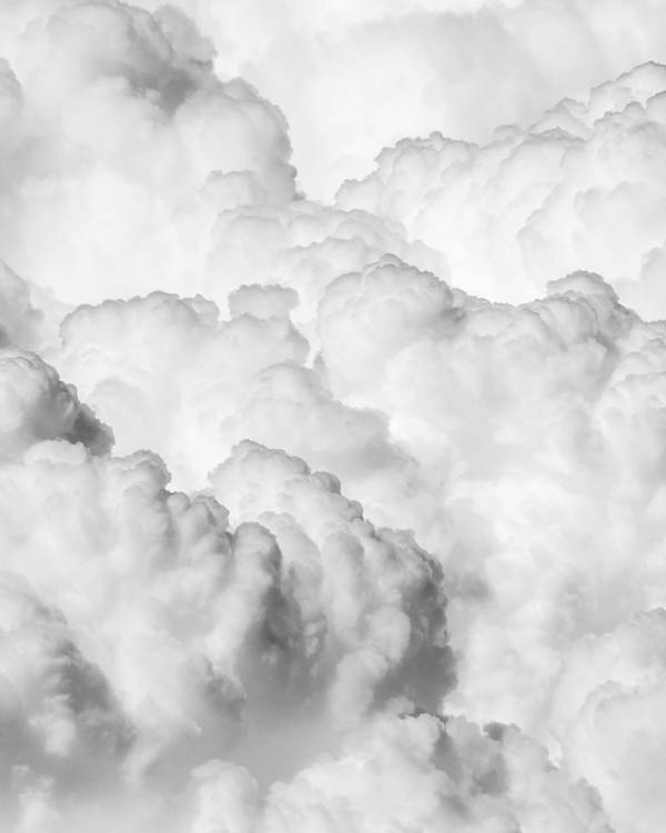 Nubes blancas amontonadas
