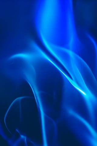 Humo azul luminoso