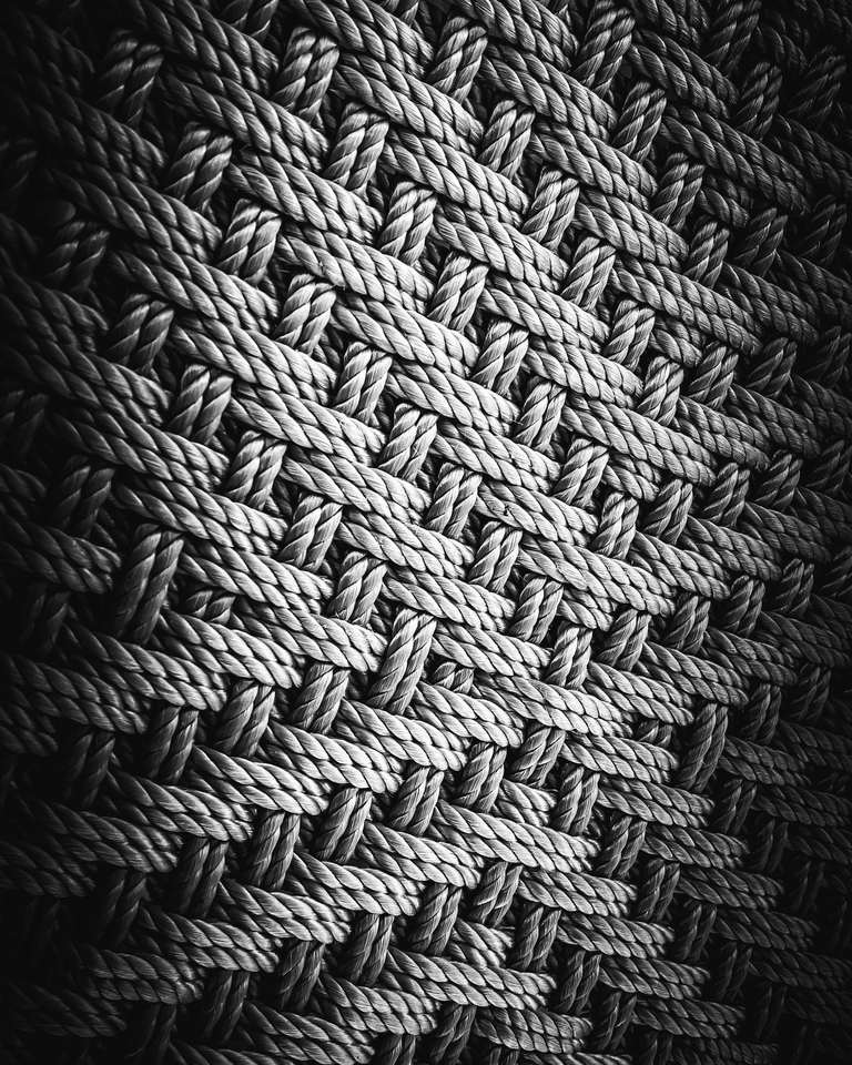 Tejido de espiga con luz rasante